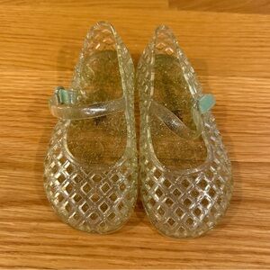 Old Navy Mint Green Glitter Jelly Mary Jane Shoes